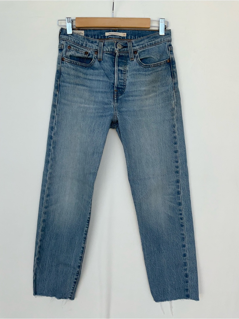 Levi's Wedgie Straight Blue Jeans